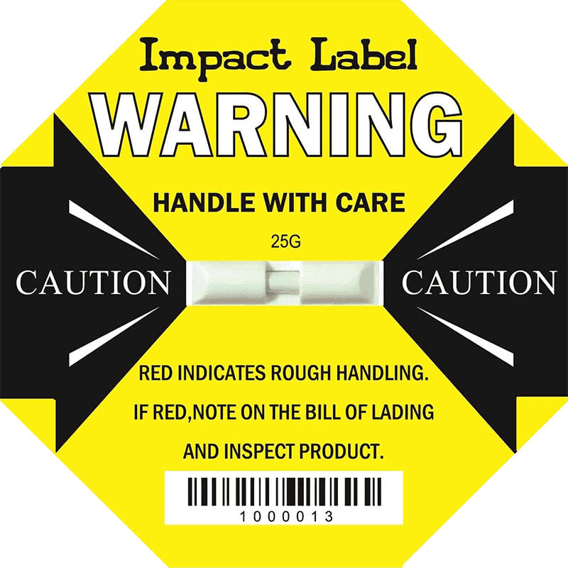 Shipping Impact Label 25G - ShockWatch Label Alternative